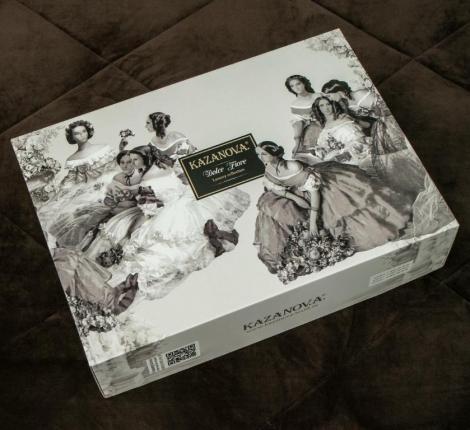 Постельное белье с одеялом "Kazanov.A." Байрон (трюфель) Велюр/Egypt Cotton, 1,5 спальный