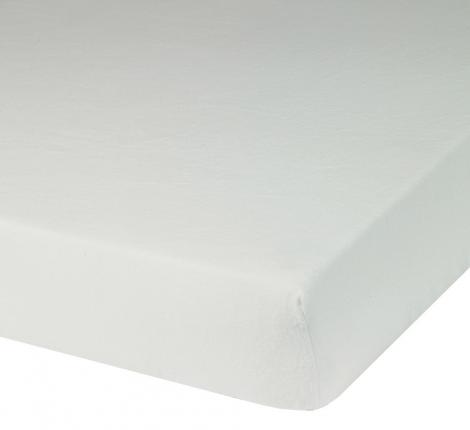 Простынь на резинке "Blanc des Vosges" джерси, 120х190 blanc (белый)