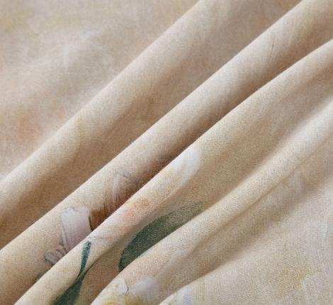 Постельное белье с одеялом "Asabella" 2280-OMP Фланель, Евро