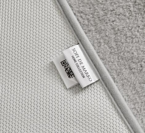 Набор ковриков "Sofi de Marko" PELLICIA (серая), 60х100 и 50х70