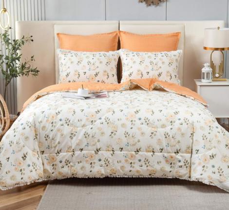 Постельное белье с одеялом "Sofi de Marko" Бернадетт №65 Сатин, 1,5 спальный