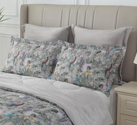 Постельное белье с одеялом "Sofi de Marko" Ренато №24 Велюр/Сатин, Евро