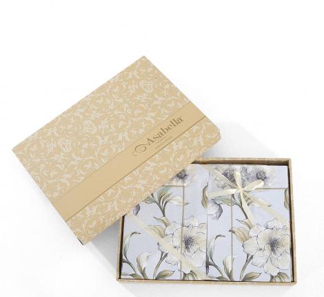 Постельное белье "Asabella" 2345-6/180 Сатин, Евро