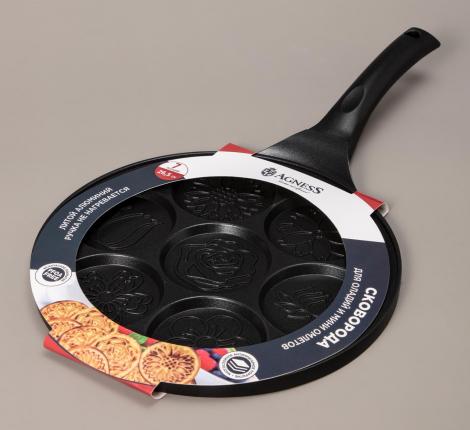 Сковорода для оладий "AGNESS" 932-031, диаметр 26.5 см