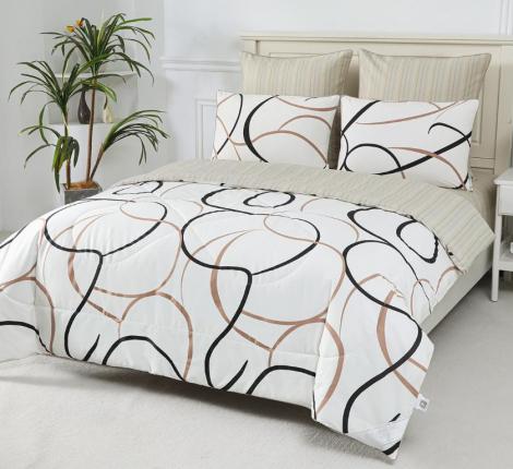 Постельное белье с одеялом "Sofi de Marko" Ришелье №59 Сатин, Евро