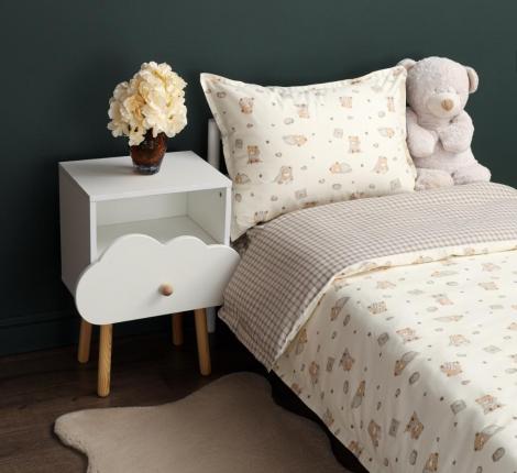 Постельное бельё детское "Sofi de Marko" Мишутки Сатин, 1,5 спальный