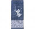 Полотенце Arya с вышивкой Рождество 40x60 Blessed, Темно-Синий