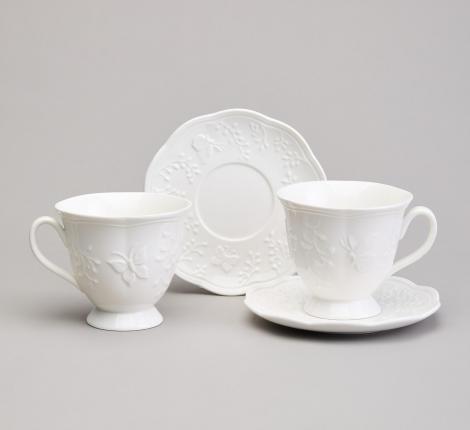 Чайный набор "LAVENDER" на 2 персоны, 4 предмета (280 мл)