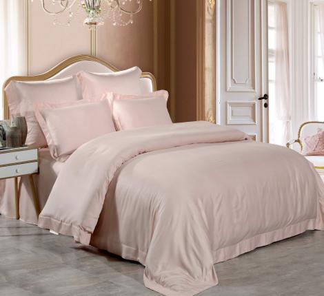 Постельное белье "Sofi de Marko" Вайлет (пудра) Тенсел, Евро