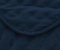 Покрывало из вареного бархата "KARTEKS" 02, 240х260 (50х70-2 шт), синий
