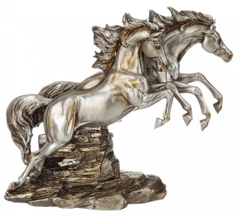 Фигурка декоративная "ЛОШАДИ", 36*14,2*31,2 см