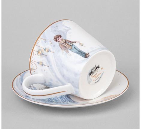 Чайная пара "СНЕЖНАЯ КОРОЛЕВА" 590-623, 300 мл