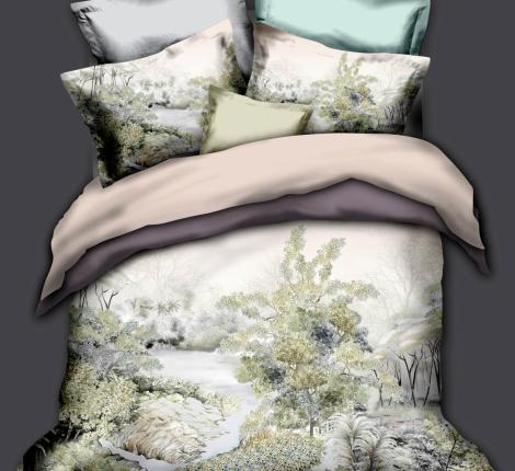 Постельное белье "Tango" TIS07-803 Мако-Сатин, Евро