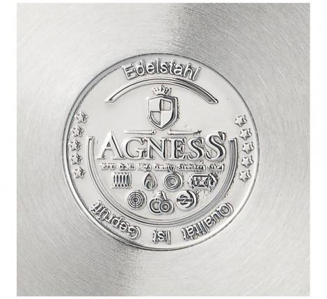 Сотейник AGNESS "PROFESSIONAL" 30х10 см, 7 л
