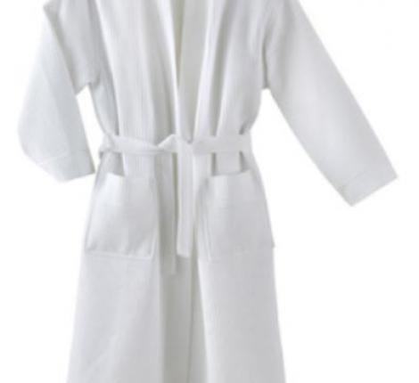 Халат вафельный "Blanc des Vosges" WAFFLE BLANC (белый), M