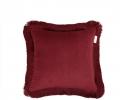 Наволочка декоративная "Sofi de Marko" Фаина (бордо) Велюр, 45х45 (1шт.)