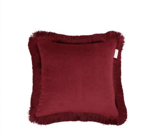 Наволочка декоративная "Sofi de Marko" Фаина (бордо) Велюр, 45х45 (1шт.)
