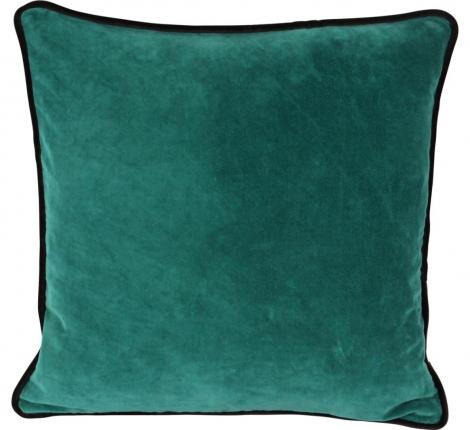 Подушка декоративная "G&C" бирюзовый (кант черный), 50х50