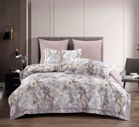 Постельное бельё "Asabella" 2379-6 Сатин, Евро