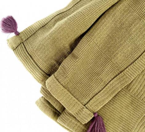 Покрывало вафельное "SAHESER" ZILLER хаки, 220х220