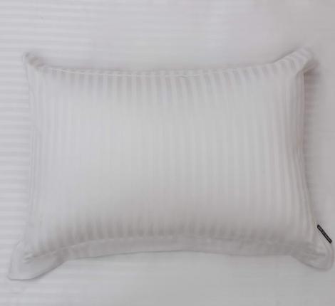 Постельное белье "Sofi de Marko" Моне (серый) Страйп Сатин, Евро (50х70-2шт.)