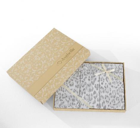 Постельное белье "Asabella" 2339-4S Сатин, 1,5 спальный