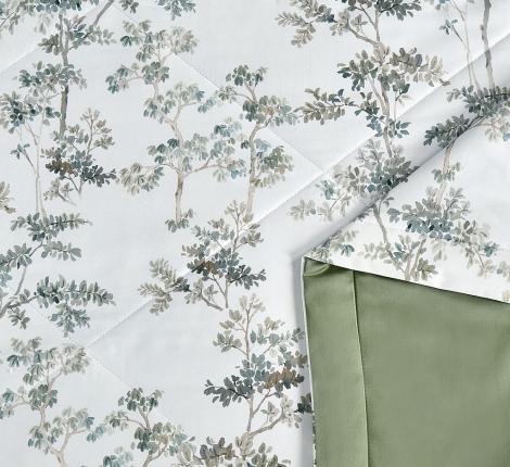 Постельное белье с одеялом "Asabella" 2233-OSPS Мако-Сатин, 1,5 спальный