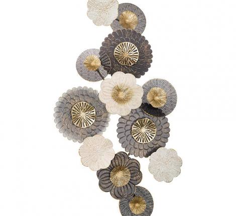 Панно настенное "ЦВЕТОЧНАЯ СИМФОНИЯ" 680-138, 135,3*69,9*10,8 см