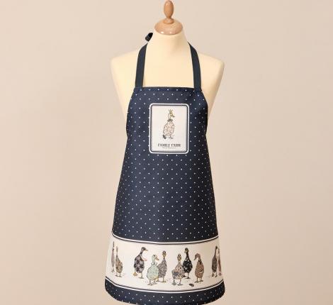 Фартук с пропиткой "FAMILY FARM" Кайма 70х85 см, синий