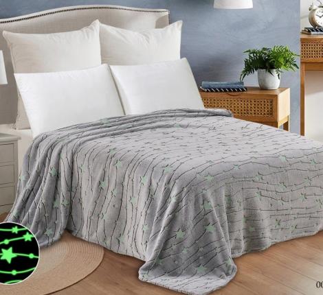 Плед светящийся "Cleo" Bamboo Neon 180/006-PBN Велсофт, 180х200