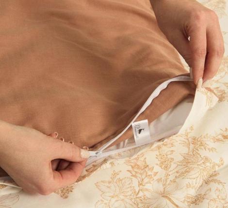 Постельное белье "Primavelle" Organic Cotton Malva Сатин, 1,5 спальный (70х70-2шт.)