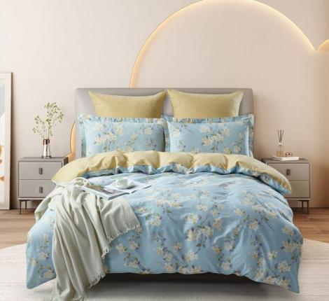 Постельное бельё "KARTEKS" Сатин печатный КВ-591, Евро