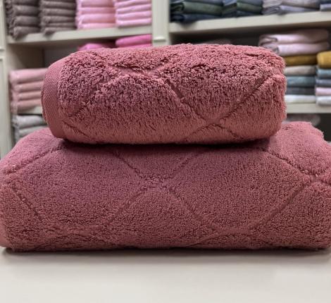 Полотенце микрокоттон AMBIELLA &quot;ELIPS&quot; 70x140, кирпичный