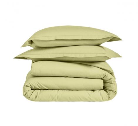 Наволочка "Blanc des Vosges" перкаль 50х70, anis (фисташковый)