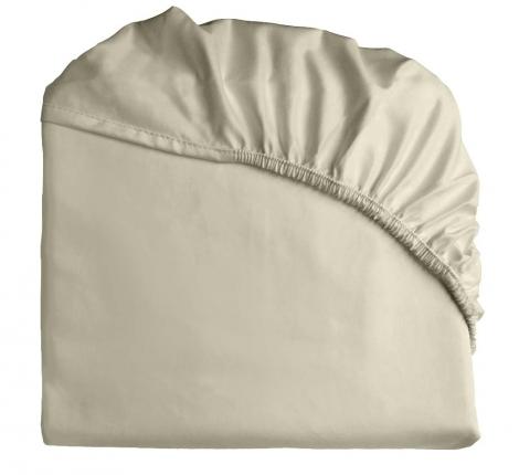 Простыня на резинке "Primavelle" Сатин ДеЛюкс 90х200, Бежевый