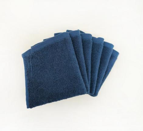 Набор махровых салфеток "Sofi de Marko" Бруна 30х30(6шт), темно-синий