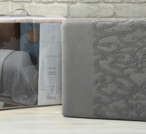 Покрывало махровое PUPILLA "BERNINI" (ПВХ) 180х240, темно-серый