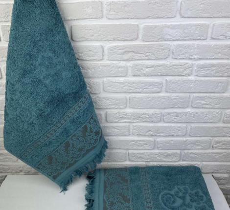 Полотенце махровое AMBIELLA "BIATRIS" 30х50, зелёный