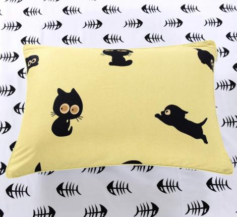 Постельное белье детское "Sofi de Marko" Кити (желтый) Сатин, 1,5 спальный