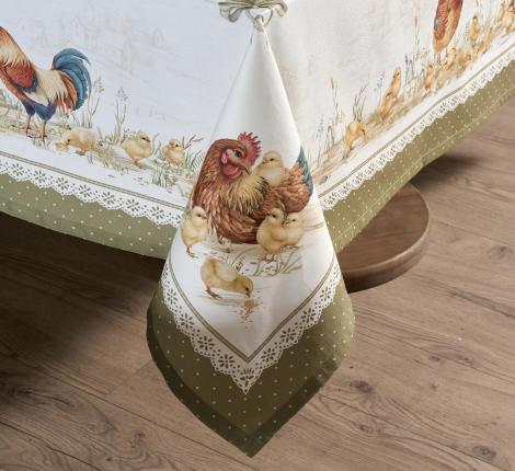 Скатерть с пропиткой "ЗОЛОТАЯ КУРОЧКА", 160х220 см
