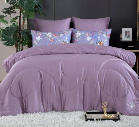 Постельное белье с одеялом "Kazanov.A." Эдем (аметист лаванда) Тенсел, Семейный