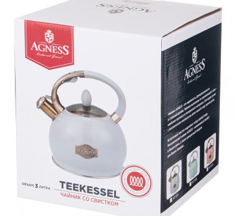 Чайник со свистком "ТЮДОР" 937-837, 3,0 л