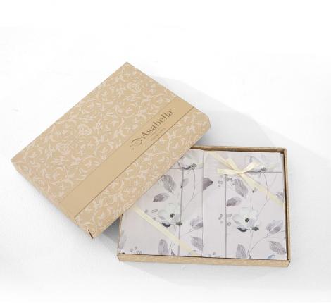 Постельное белье "Asabella" 2315-6 Мако-Сатин, Евро