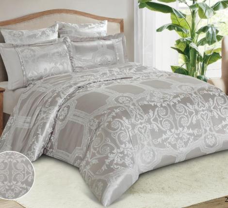 Постельное белье "Cleo" Satin Jacquard  41/220-SG Жаккард, Семейный