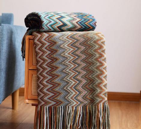 Плед вязаный PA-4, 130х200