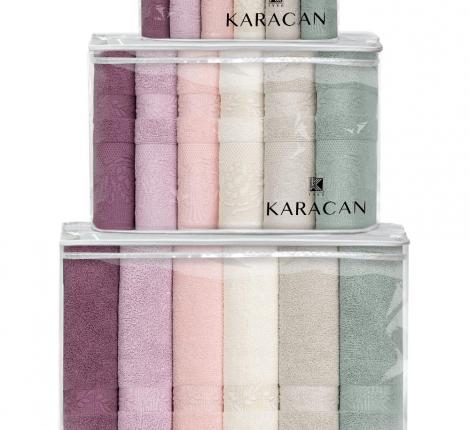 Набор махровых полотенец KARACAN "Yasemin", 30х50-6 шт.