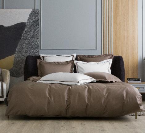 Наволочка с узкой отделкой "ALPINE BROWNIE ALLURE GRASS" Мако-Сатин, 50х90 (2шт)