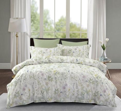 Постельное белье "Asabella" 2340-6 Сатин, Евро