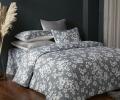 Постельное белье с одеялом "Kazanov.A." Зара (графит жемчуг) Велюр/Egypt Cotton, Евро
