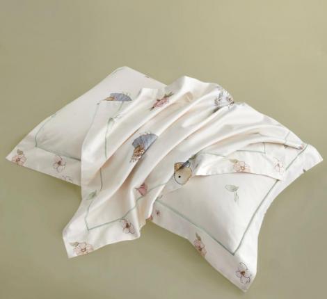 Постельное бельё "Asabella" 2393-4XS Мако-Сатин, 1,5 спальный